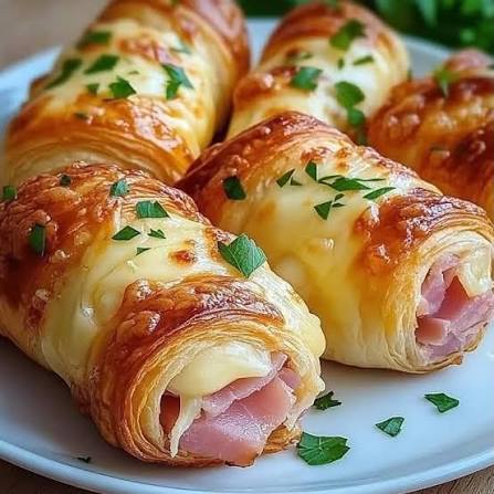 Enroladinho de Presunto e Queijo